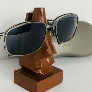 Ray-Ban Vintage Glasses With Solar Shields And Cas